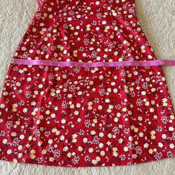 SHEIN red floral sundress size XS - Picture 11 of 16